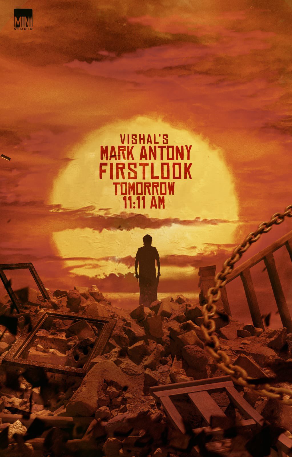  Vishal's Mark Antony movie's first look to be released