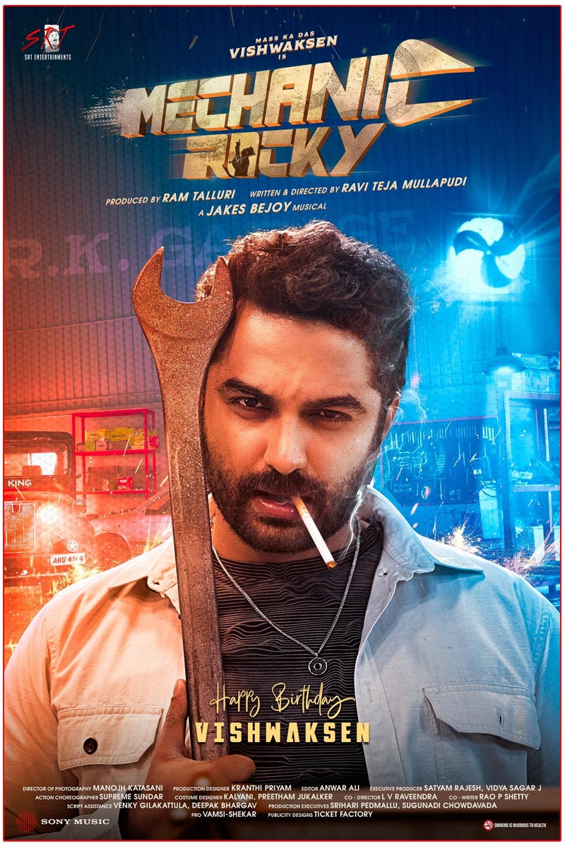 Vishwak Sen Mechanic Rocky Nearing The Finish Line