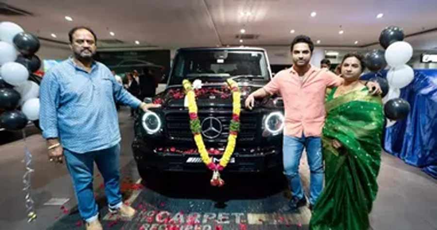 Vishwak Sen presents himself swanky car