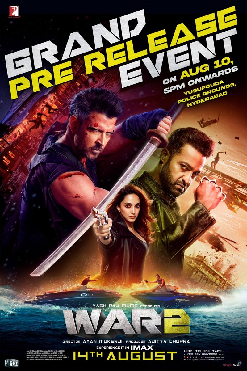 War 2 pre release event announced
