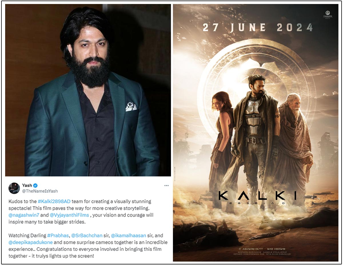 Yash Heaps Praises On Kalki 2898 AD