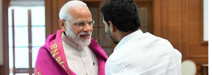 YS Jagan and Modi