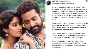 Jr NTR reacts on AI video of Chuttamalle song