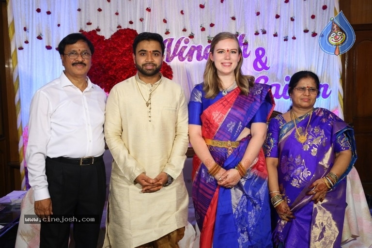 Producer Soma Vijay Prakash Son Soma Vineeth wedding Photos - 2 / 5 photos