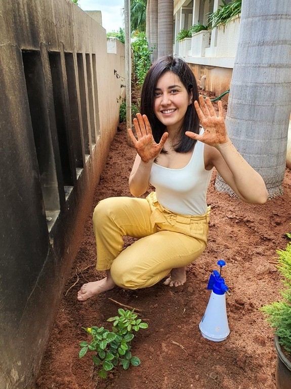Raashi khanna Green India Challenge - 1 / 4 photos