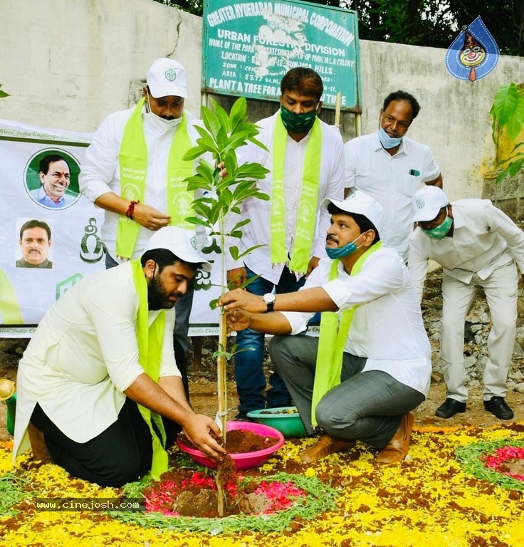 Sharwanand Green India Challenge Photos - 1 / 4 photos
