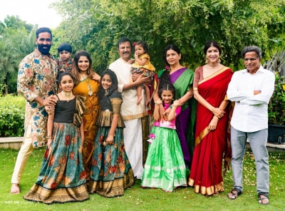 Mohan Babu Family Ganesh Chaturthi Celebrations - 2 of 5