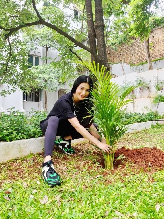 Shruti Hassan Green India Challenge - 2 / 2 photos