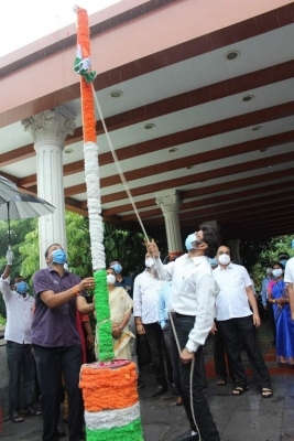 Tollywood Celebrities Independence Day Celebrations - 1 of 12
