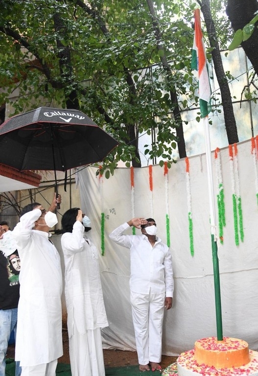 Tollywood Celebrities Independence Day Celebrations - 11 / 12 photos