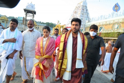 Sharwanand - Rashmika - Kishore Tirumala in Tirupati - 1 of 5