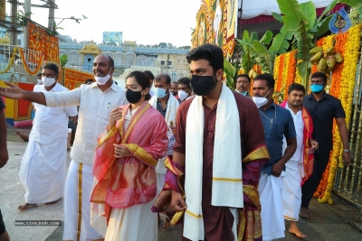 Sharwanand - Rashmika - Kishore Tirumala in Tirupati - 3 of 5