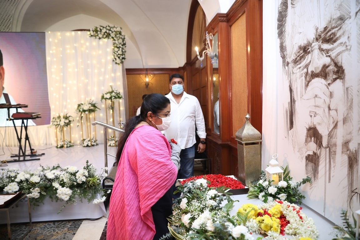 SP Balasubrahmanyam Condolence Meet - 11 / 59 photos
