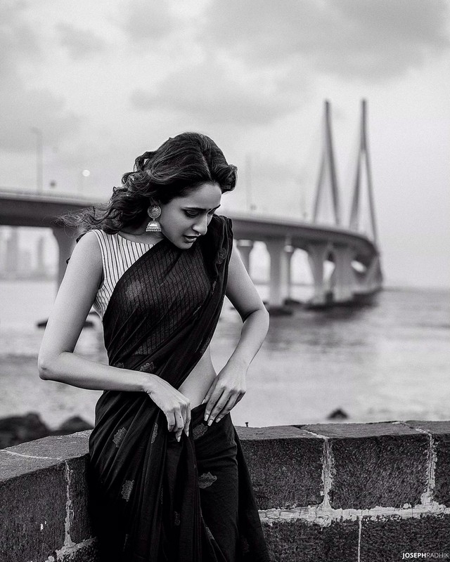 Pragya Jaiswal Black and White Pics - 4 / 4 photos