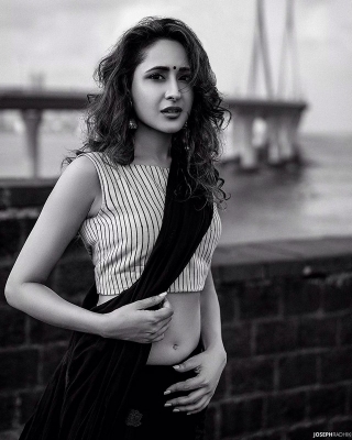 Pragya Jaiswal Black and White Pics - 2 of 4