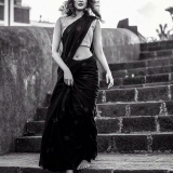 Pragya Jaiswal Black and White Pics
