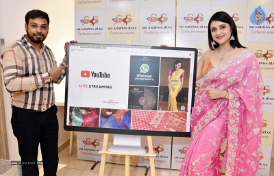 Mannara Chopra Launches Sri Krishna Silks Wedding Collection - 14 of 21