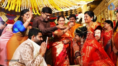 Raghu Kunche Daughter Raga Pushyami Wedding Photos - 4 of 10