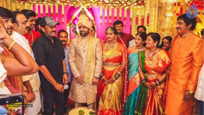 Raghu Kunche Daughter Raga Pushyami Wedding Photos - 6 of 10