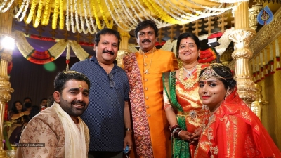 Raghu Kunche Daughter Raga Pushyami Wedding Photos - 7 of 10