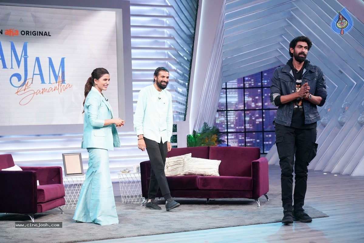 Rana Daggubati, Nag Ashwin and Samantha from the sets of SamJam - 21 / 23 photos