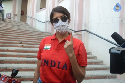 Celebrities cast their Vote GHMC Elections 02 - 10 of 57