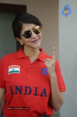 Celebrities cast their Vote GHMC Elections 02 - 35 of 57