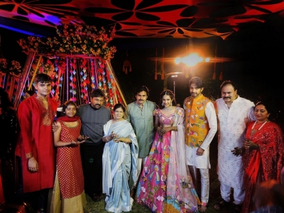 Mega Family at Niharika Wedding - 1 of 4