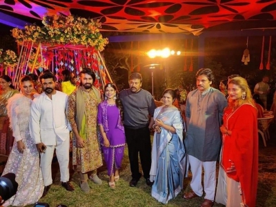 Mega Family at Niharika Wedding - 3 of 4