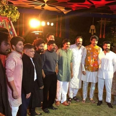 Pawan Kalyan at Niharika Mehendi Ceremony - 1 of 4