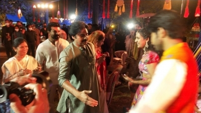 Pawan Kalyan at Niharika Mehendi Ceremony - 3 of 4