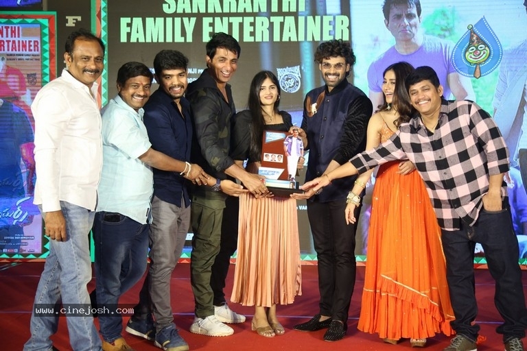 Alludu Adhurs Movie Success Meet - 8 / 42 photos