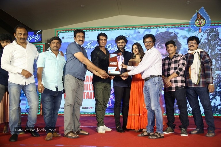Alludu Adhurs Movie Success Meet - 19 / 42 photos