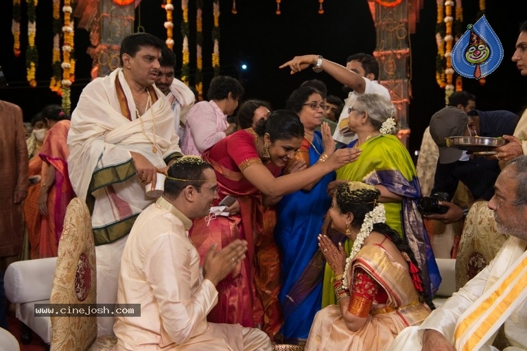 Celebrities at Sunitha Wedding - 8 / 18 photos