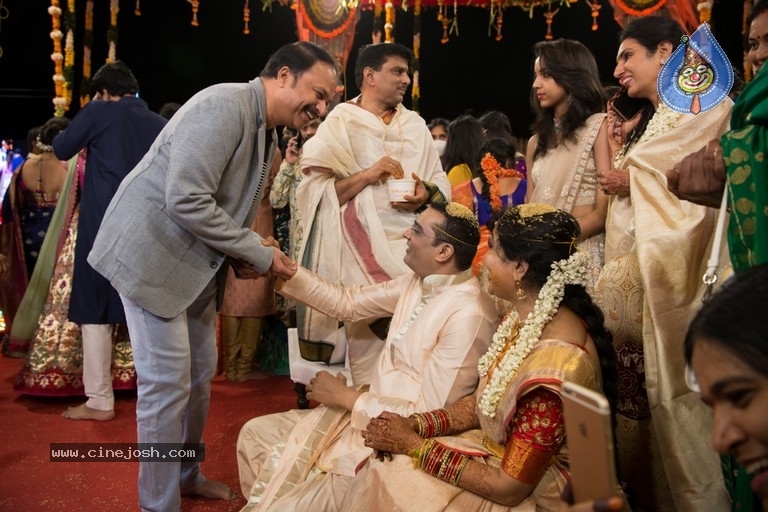 Celebrities at Sunitha Wedding - 9 / 18 photos