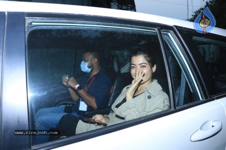 Rashmika Snapped at Film City - 2 / 6 photos