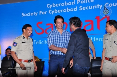 Sonu Sood At Cyberabad Traffic Police Event - 14 of 21