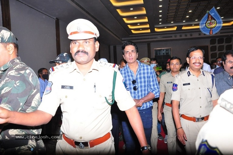 Sonu Sood At Cyberabad Traffic Police Event - 1 / 21 photos