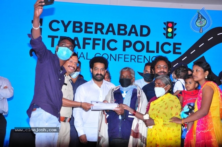 Jr Ntr at Cyberbad Traffic Police Event - 19 / 42 photos