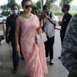Kangana Ranaut Spotte at Airport