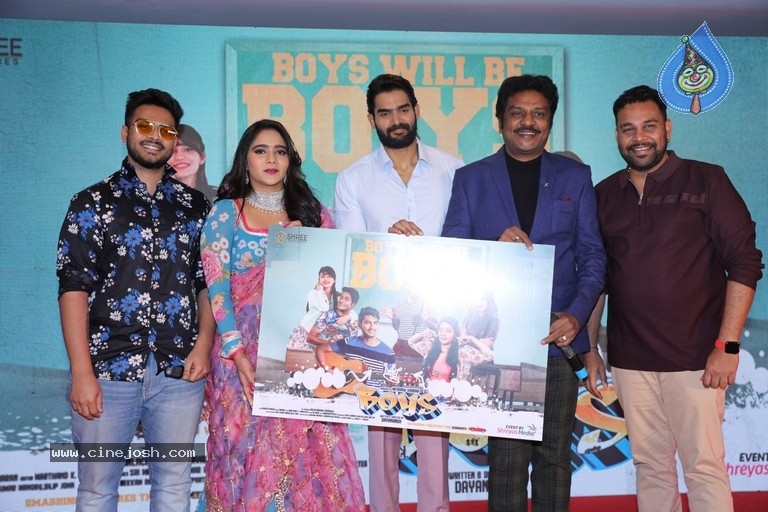 Boys Movie First Look Launch - 9 / 18 photos