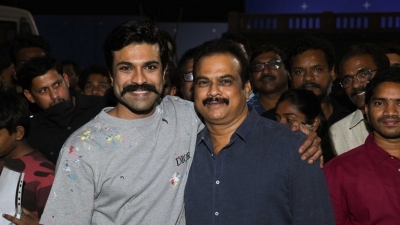 Ram Charan Birthday Celebrations at RRR Sets - 4 of 4