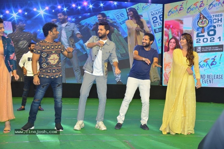 Rang De Movie Grand Release Event - 56 / 63 photos