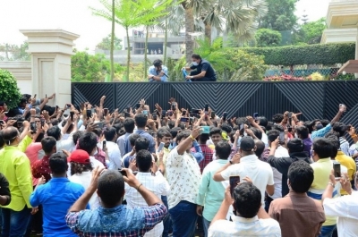 Ram Charan Interacting With Fans - 2 of 5