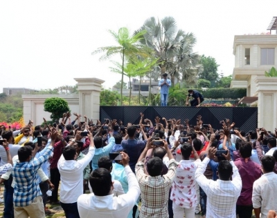 Ram Charan Interacting With Fans - 3 of 5