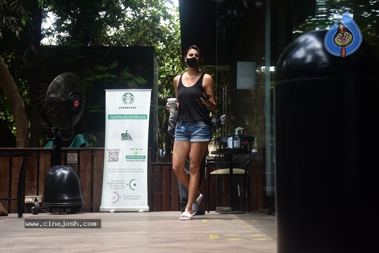 Daisy Shah Spotted Coffee Cafe in Bandra - 11 / 11 photos