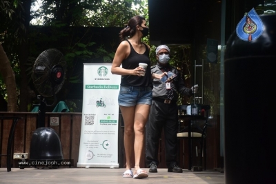 Daisy Shah Spotted Coffee Cafe in Bandra - 7 of 11