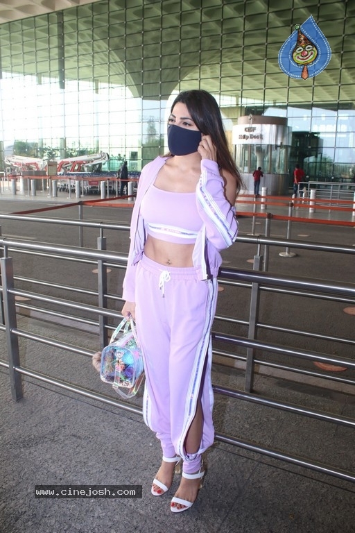 Nikki Tamboli Spotted At Airport - 1 / 17 photos