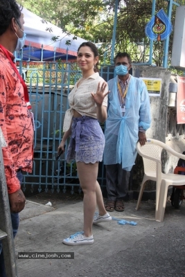 Tamanna Bhatia spotted in Bandra - 1 of 3