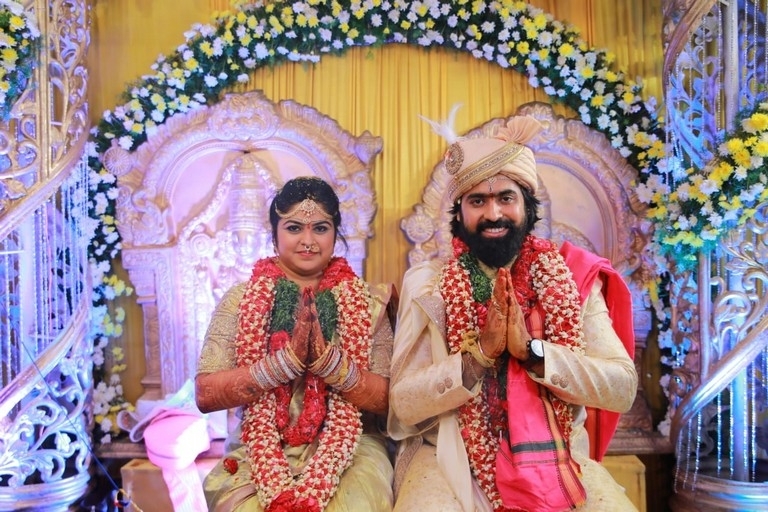 Actor Ashish Gandhi-Nikitha Wedding Photos - 10 / 18 photos